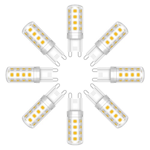 8er pack led leuchtmittel - g9,