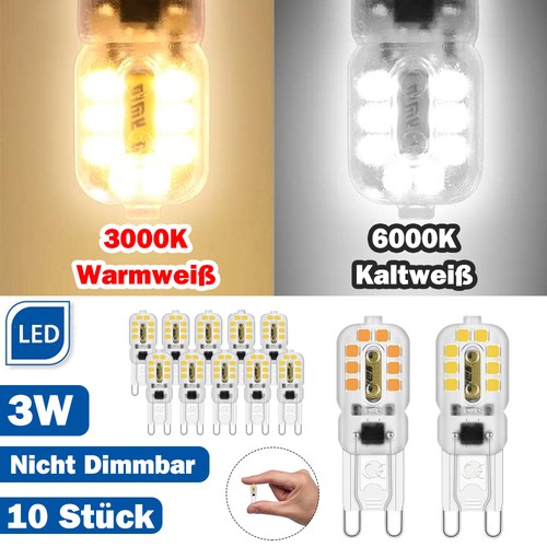 10x led birne lampen - 3w,