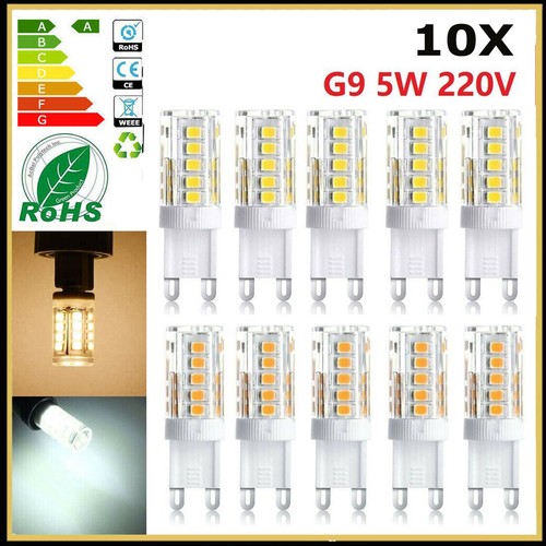10x led birne smd - g9,