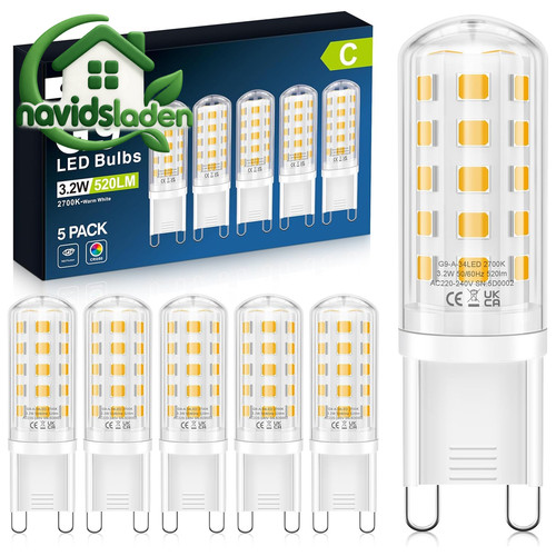 Led leuchtmittel 2w 520lm - g9, 3,2w