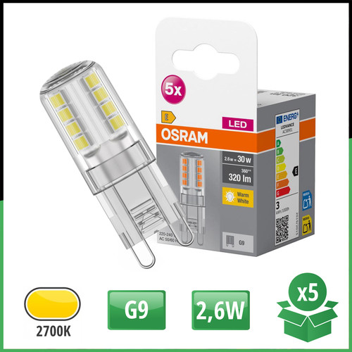 Osram led leuchtmittel g9 - 5x,