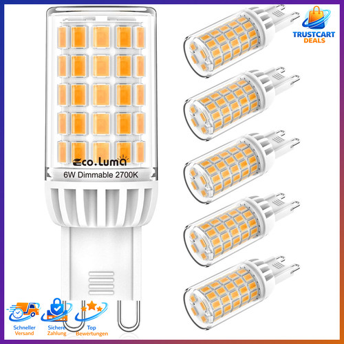Led lampe dimmbar 6w - g9,