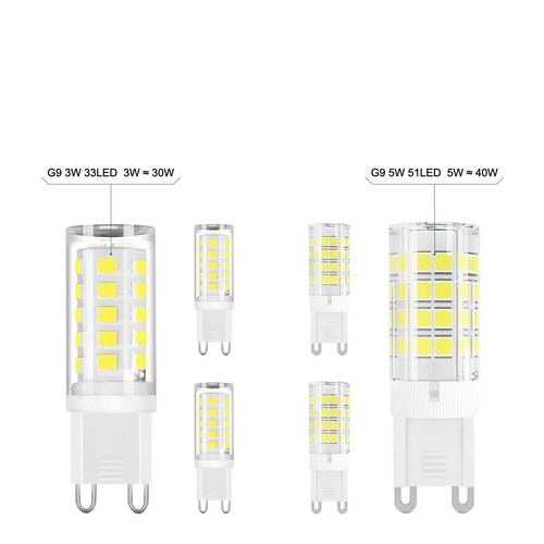 Led glühbirne kalt - g9, 3w