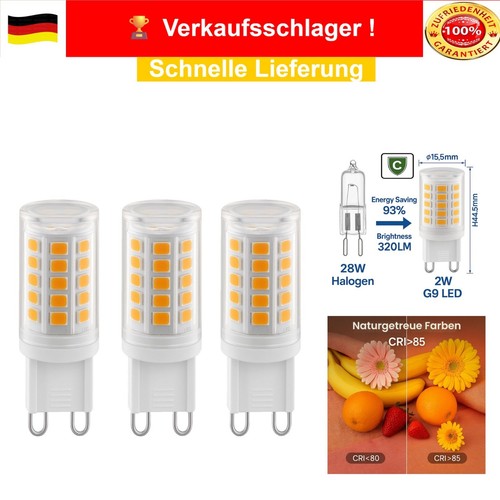 Led birnen warmweiß - g9,