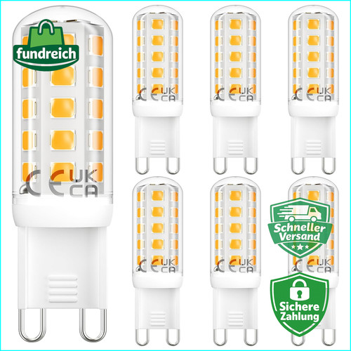 Led lampe dimmbar 6w - g9,