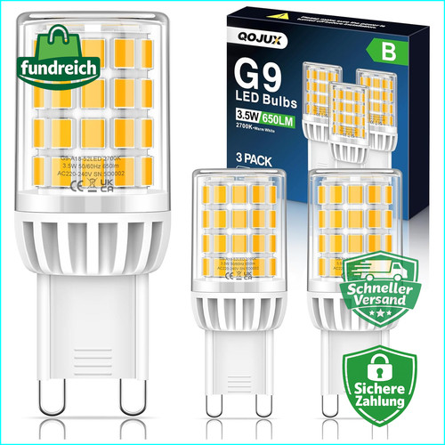 Led lampen warmweiß 5w - g9,