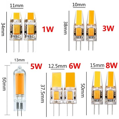 Led 5w 6w 8w cob - , g4