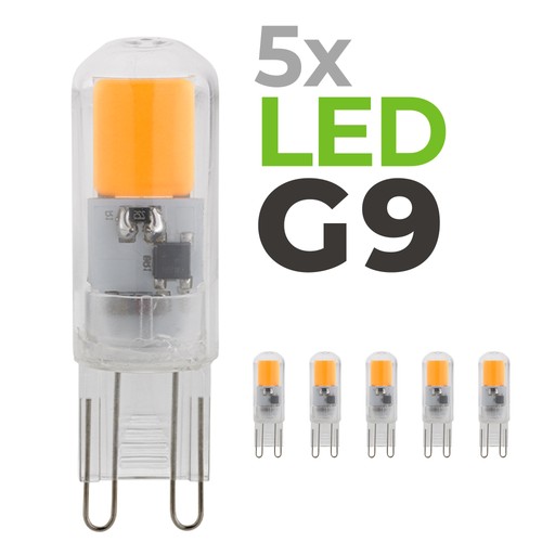 5er set led warmweiß - 5er, g9